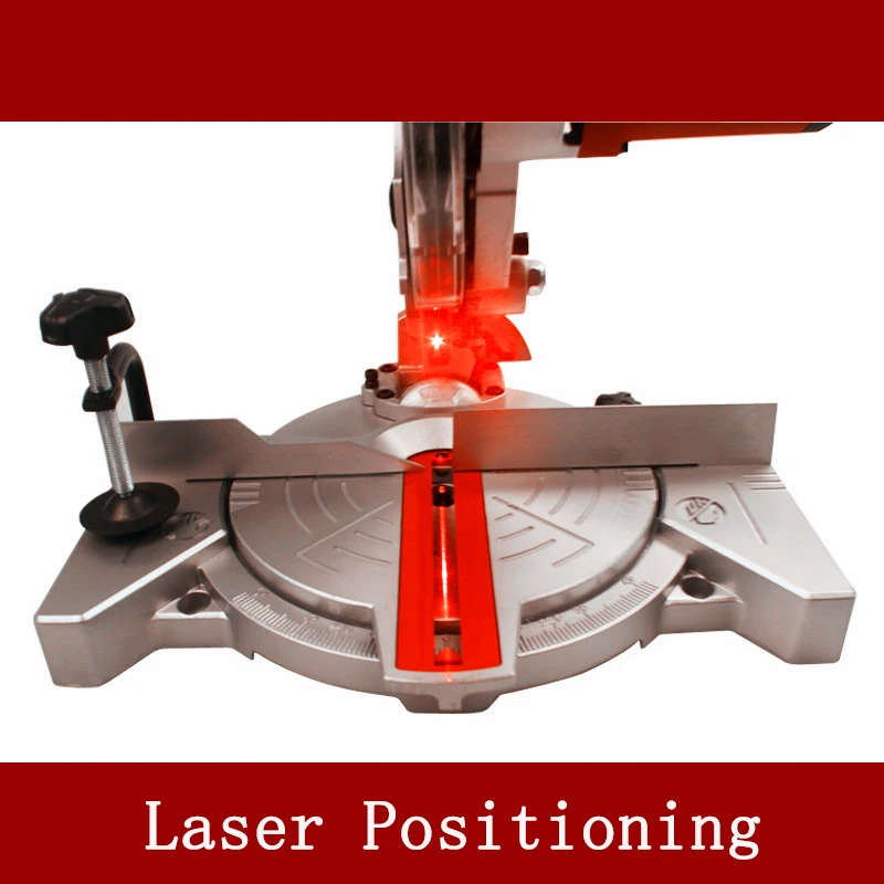 Маленький 7 дюймов торцовочная пила Портативный светильник Алюминий машина