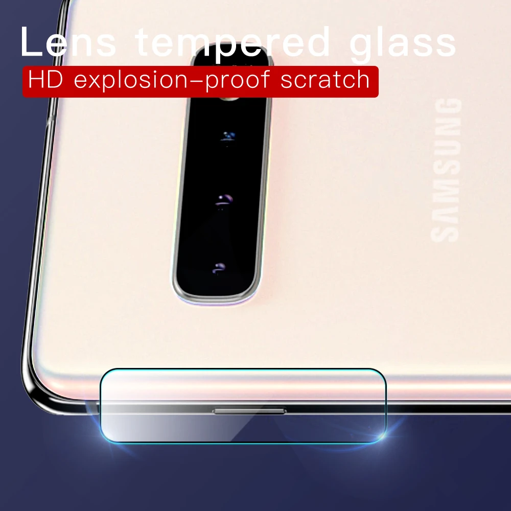 Защитная пленка 9D для камеры Samsung Galaxy S8 S9 S10 Plus S10E стеклянная крышка объектива Note 8 9