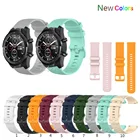 Ремешок силиконовый для Ticwatch Pro 3 E2 S2 GTX, мягкий цветной сменный Браслет для наручных часов, 22 мм