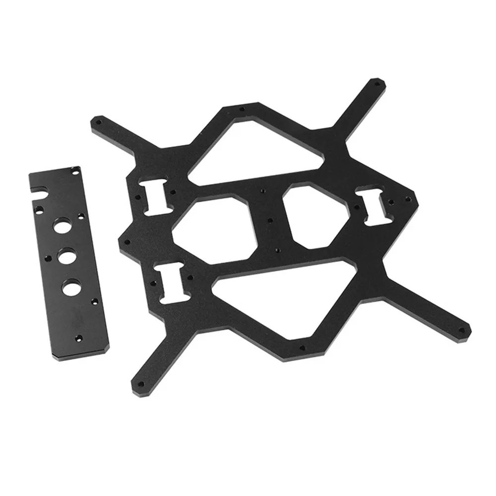 

Aluminum 3D Printer Profile Y Carriage Z Bottom Plate With 3pcs U-bolts Holding LM8UU For Prusa Mini 3D Printer Parts