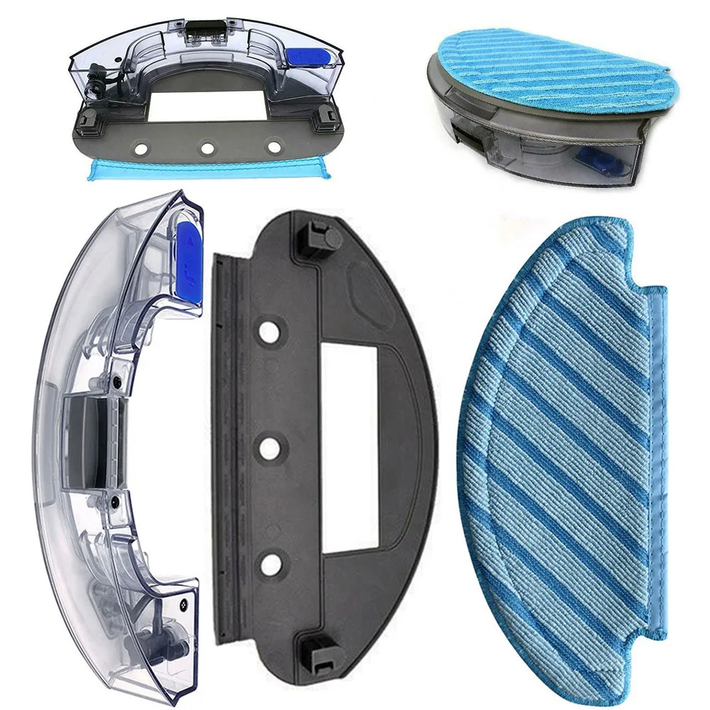 

1set Mopping Plate Mopping Pad Water Tank For Ecovacs Deebot Ozmo 920/950 Robotic Parts Vacuum Cleaner Replacement Cleaning Kit