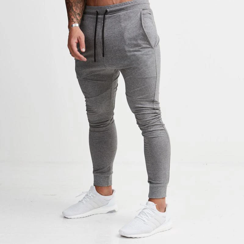 

Running Pants Men Fitness joggers pants Bodybuilding clothing cotton Gym sweatpants Pencil trousers men Workout sweat pants
