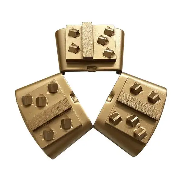 

3 PCS Set HTC Trapezoid 5*1/4 PCD with Segment Concrete Grinding Coating Removal