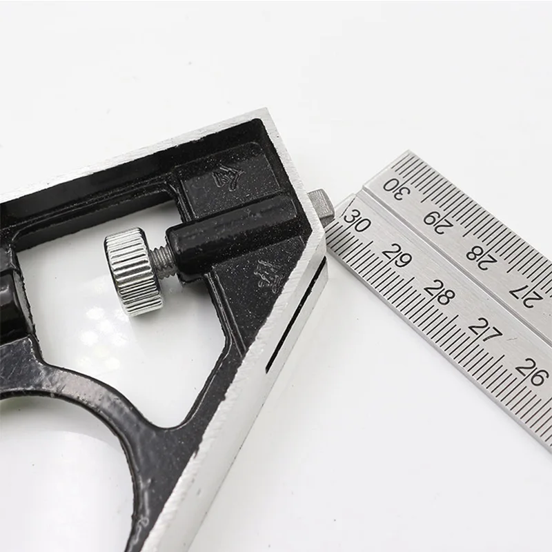 

Precise Stainless Steel Measuring Tools Aluminium Combination Squares Ruler Level 12" (300mm) Horizontal movable square