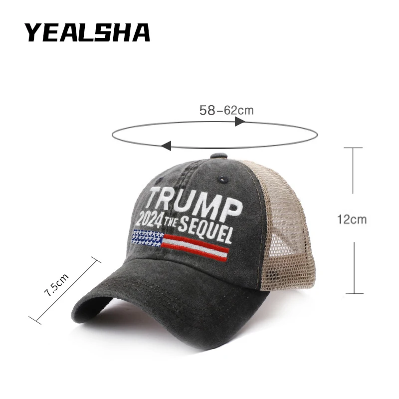 

Summer Solid Color Baseball Cap Embroidery Washed Mesh Cap Letter Hats Unisex Cotton Caps