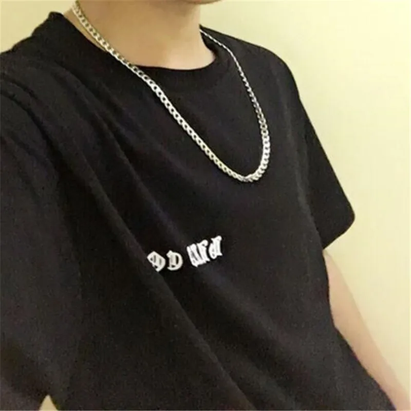 WKOUD Menswear ожерелье из нержавеющей стали в стиле панк цепочка хип-хоп кубинская