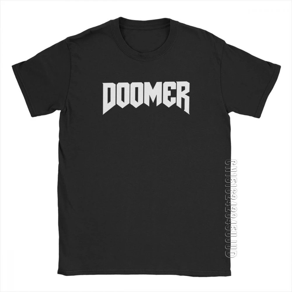 

Doomer Doom футболки для мужчин ретро игра варвар гульса культ змея хлопковые мужские футболки графические дизайнерские топы с круглым вырезом