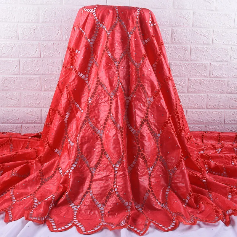 bazin lace fabric african 2020 high quality Bazin Riche swiss cord wedding dress for women 5yards/lot | Дом и сад