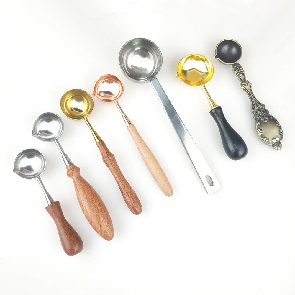 Diy герметизирующий инструмент металлическая и деревянная ручка восковая