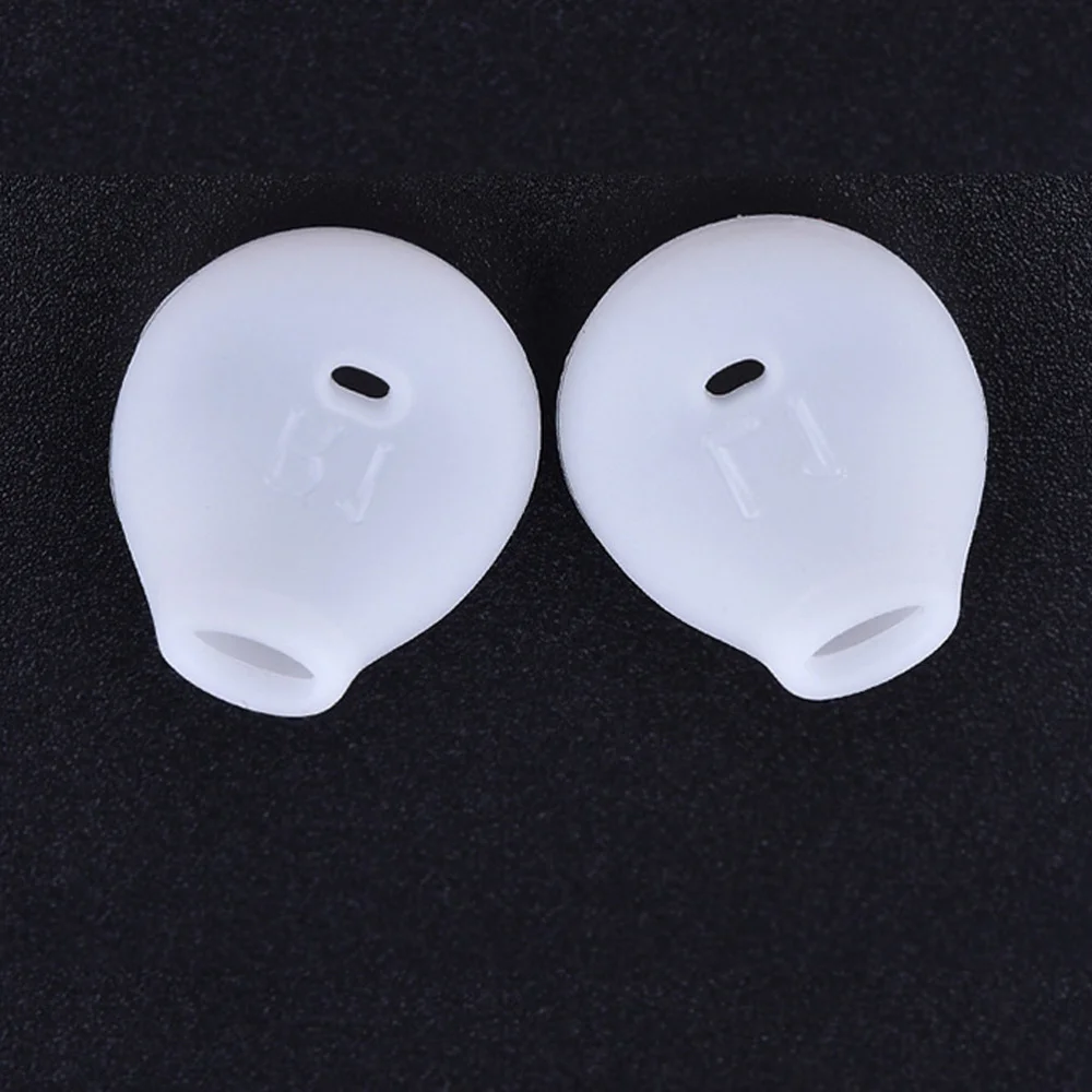 

10 Pairs Silicone Replacement Ear Buds Tips Earphone Protective Cover Earbuds Caps for GALAXY S6 Edge (White)