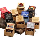 Античная резная деревянная рукоятка You Are My Sunshine черная музыкальная шкатулка Рождественский подарок на день рождения