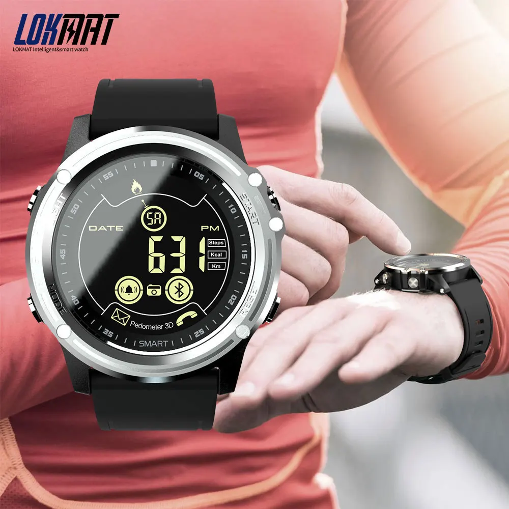 Новые мужские спортивные часы Bluetooth поддержка мобильный телефон подключение