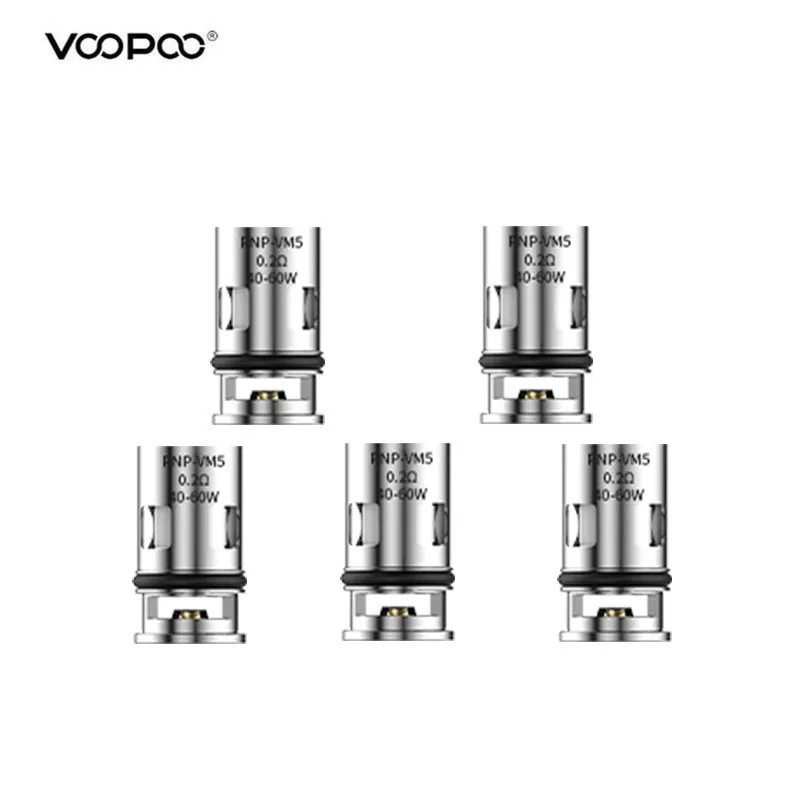 5/10/15 шт. оригинальные Voopoo PnP TM1/VM5/VM6 сетчатые сменные катушки 0.2ohm VM5 0.15ohm VM6 для Drag X / S