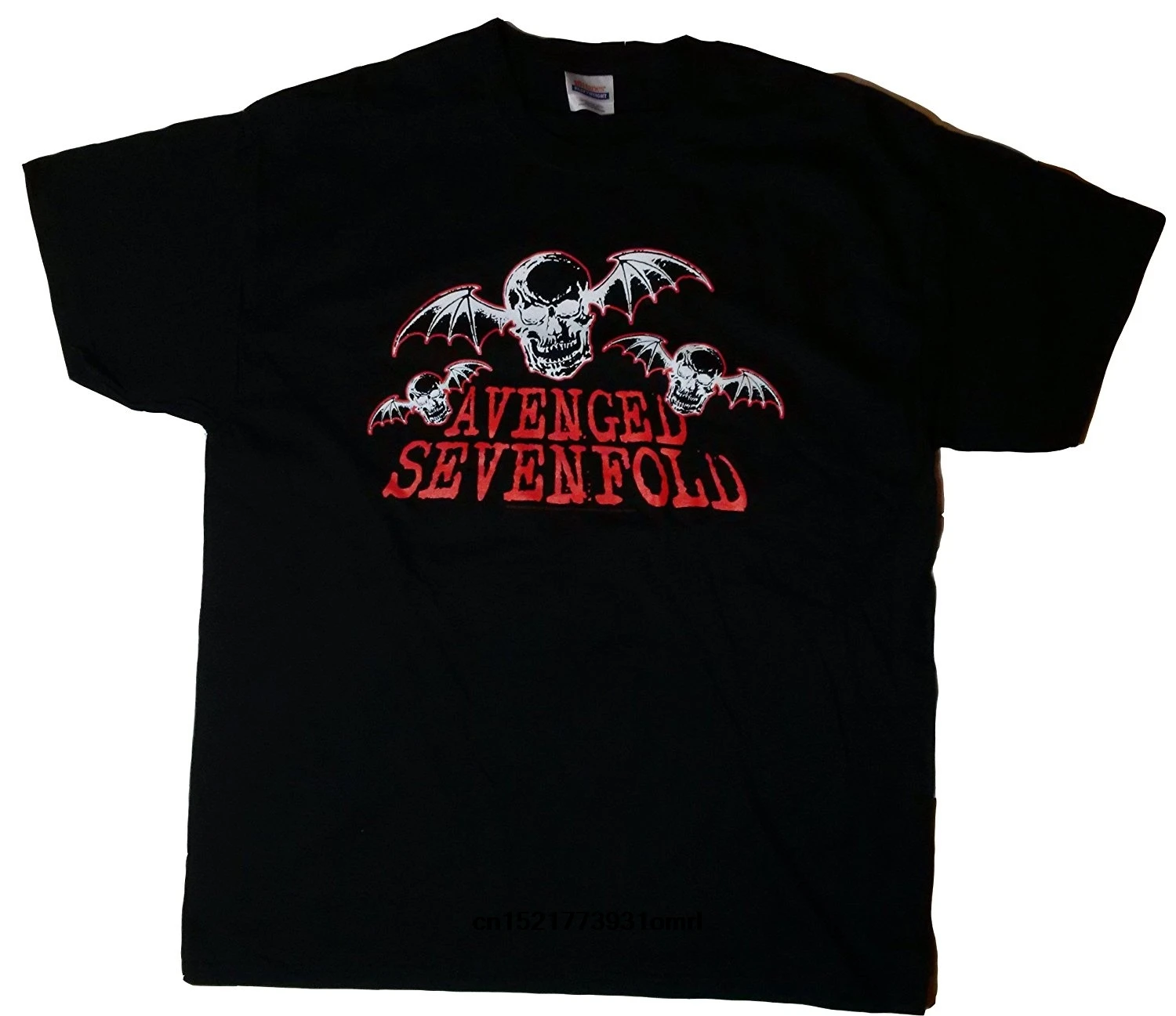 Мужская футболка Avenged Sevenfold белая Летучая Мышь Символ с логотипом s s-xxxl забавная