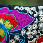 Модные женские туфли в этническом стиле пион мин сумка вышивка сумки через плечо сумки из натуральной кожи Сумка-тоут случайный цвет SER88