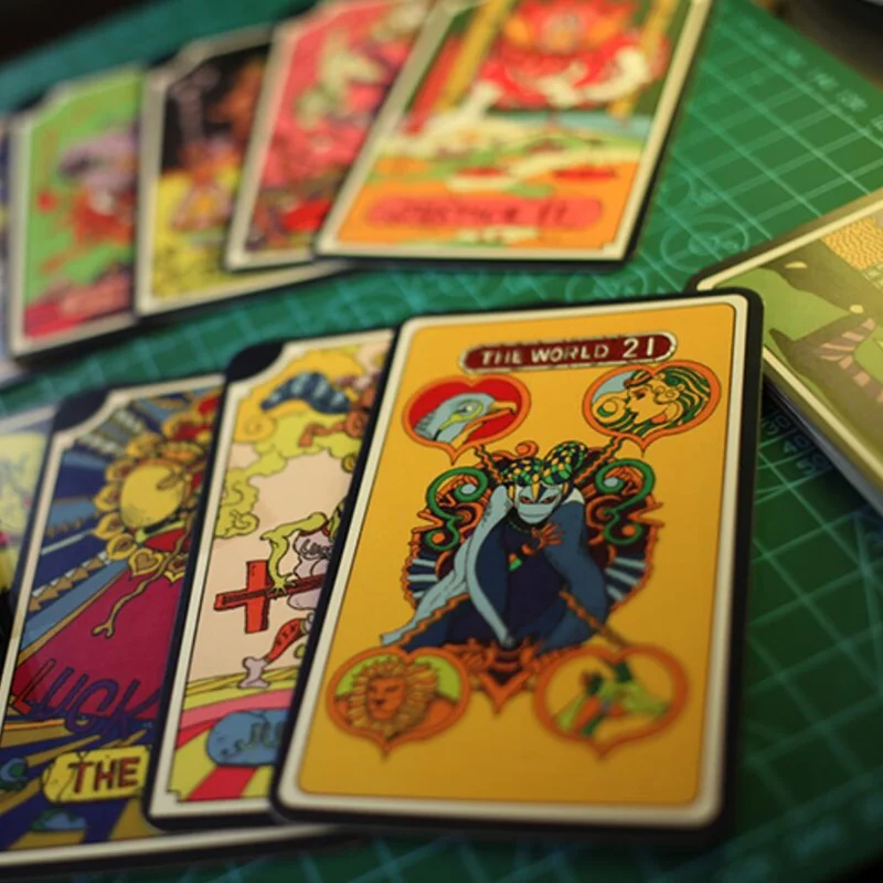 31 шт./компл. шт. аниме JoJo странные приключения Kujo Jotaro косплей таро бумажная