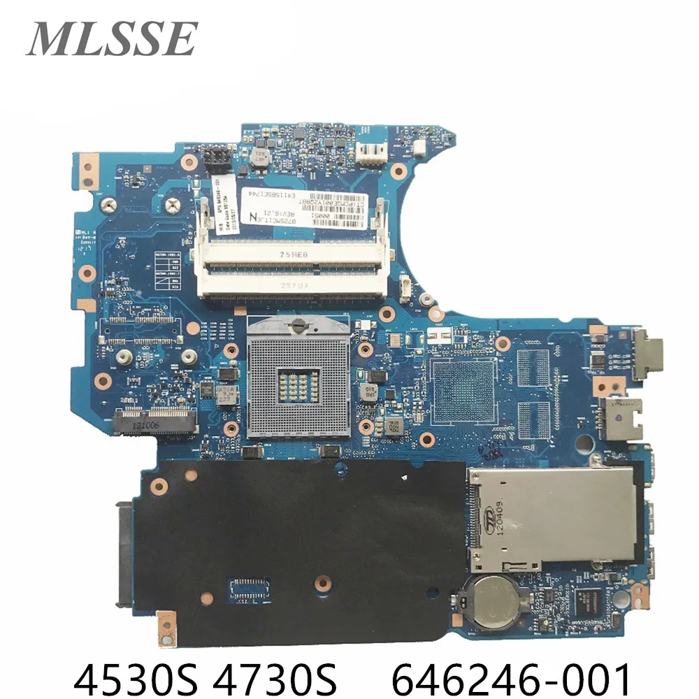 Высококачественная материнская плата для ноутбука HP 4530S 4730S 646246-001 DDR3 HM65 PGA988B 100%