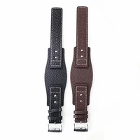genuine mens leather for fossil watch strap jr1401 bq2054 fs5414 24mm black brown wristband tray watchband bracelet belt band