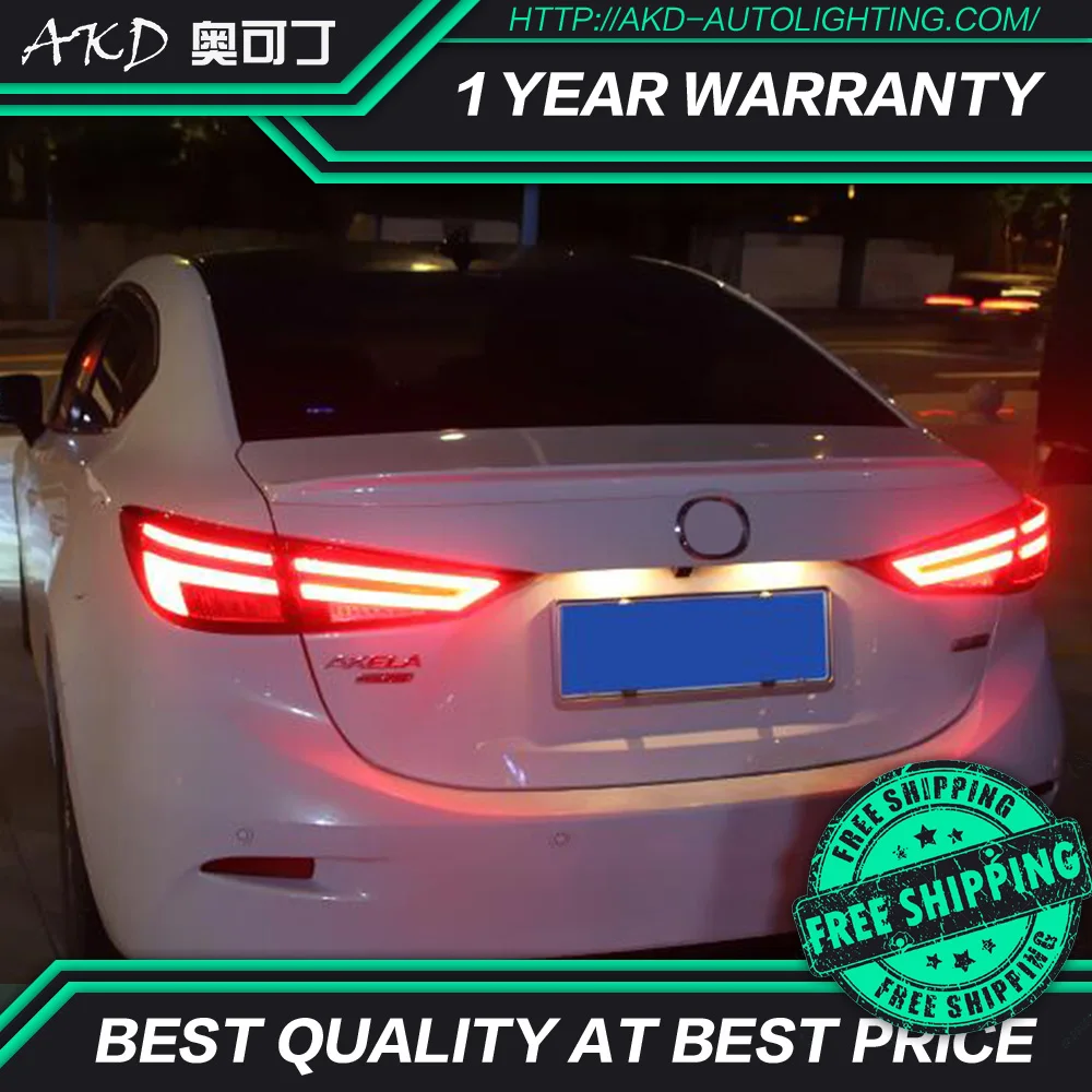 АКД автомобильного тюнинга задних фонарей задние фонари для Mazda 3 Mazda3 Axela 2014 2018