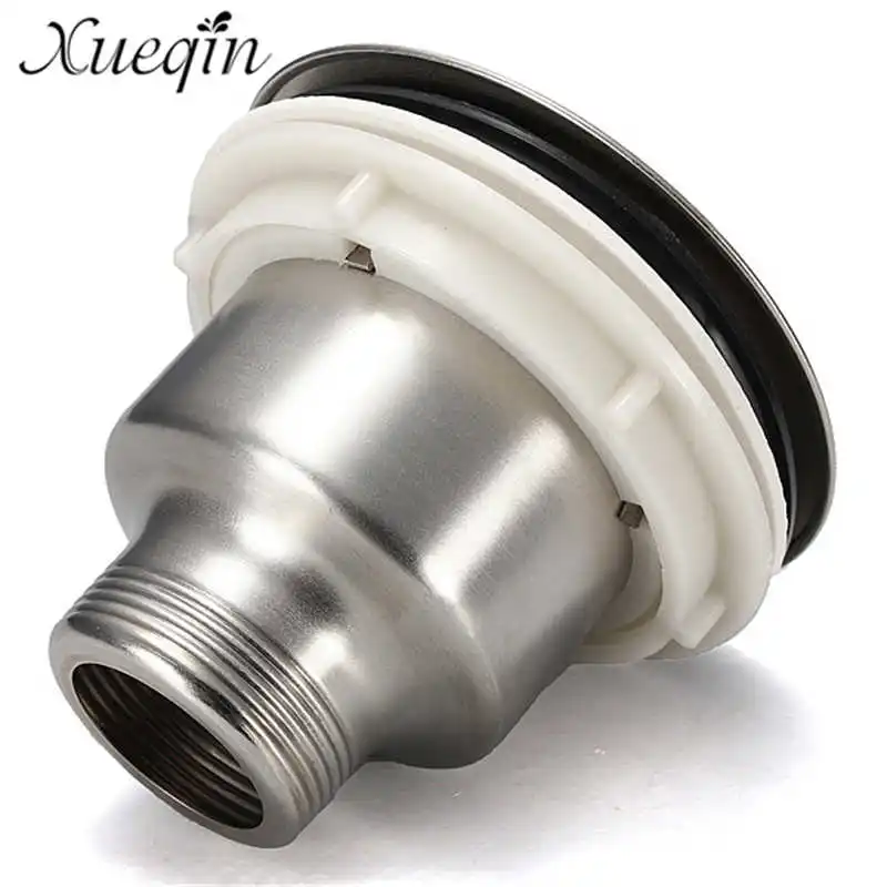 

1Pcs Stainless Steel Kitchen Basin Waste Plug Sink Filter Sink Drain Assembly Waste Strainer And Basket Strainer Stopper Drains