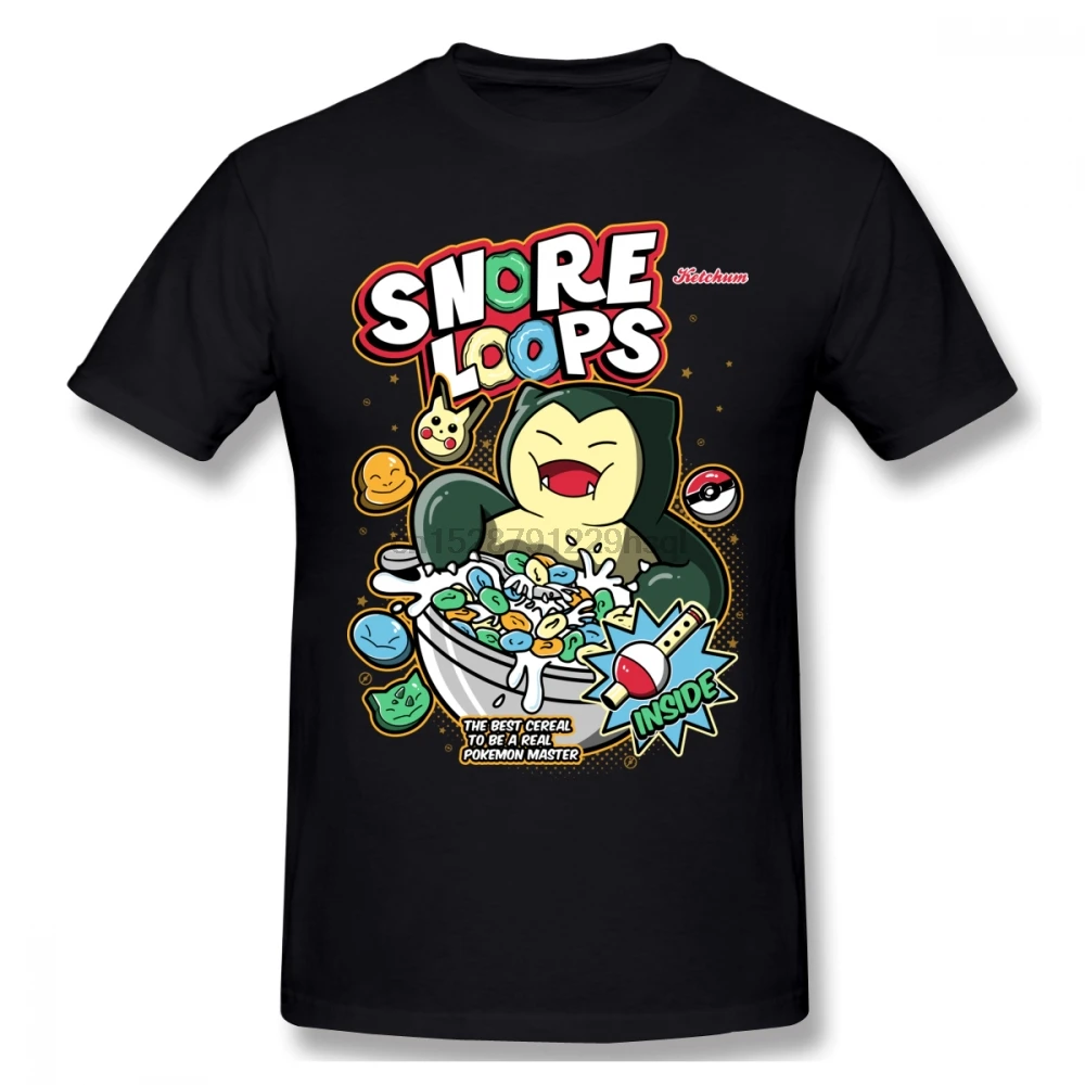 

Snorlax Loops Ghibli Anime T-Shirt For Men Plus Size 4Xl Group Camiseta
