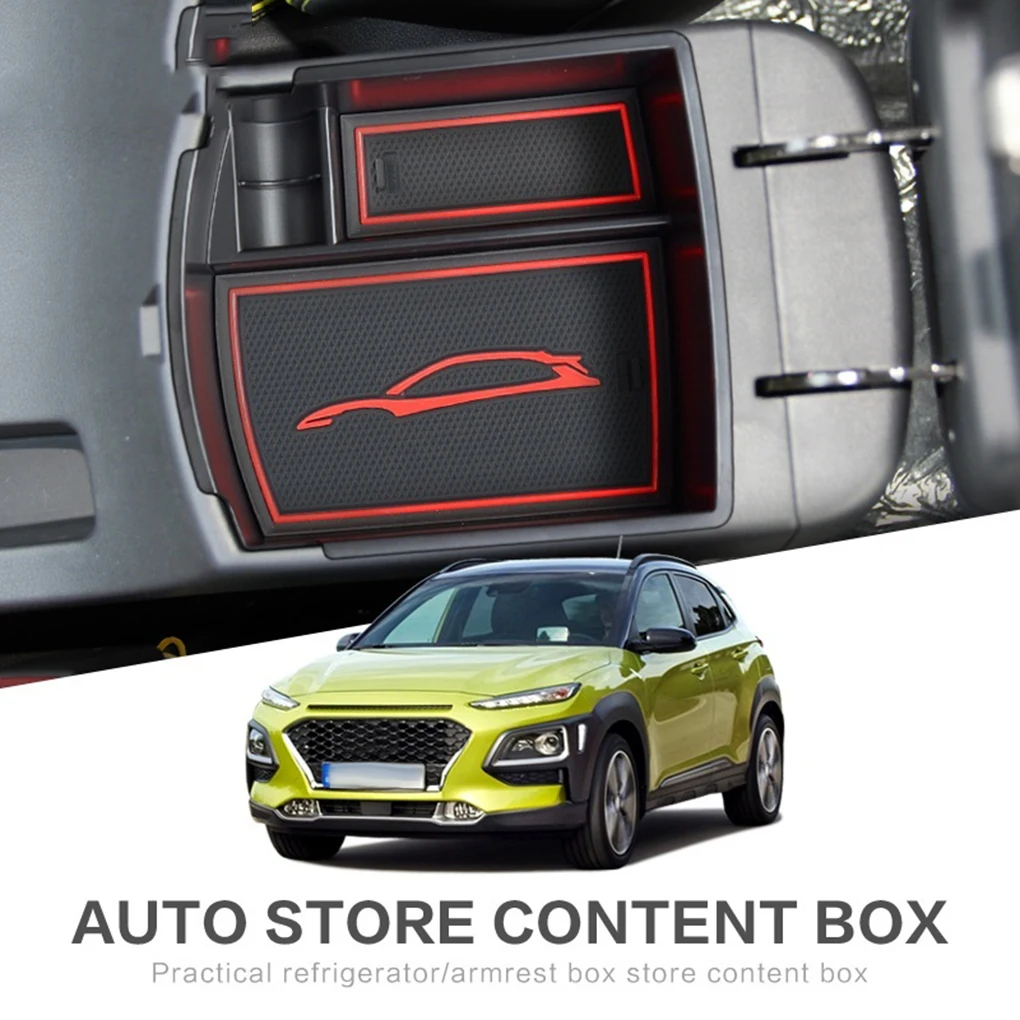 Замена для hyundai Kona центральная консоль органайзер для мелочей поддон подлокотник коробка лоток для мелочей вставка