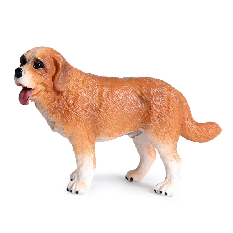 Сенбернар фигурки животных коллекционные игрушки собака экшн-фигурки | Игрушки и