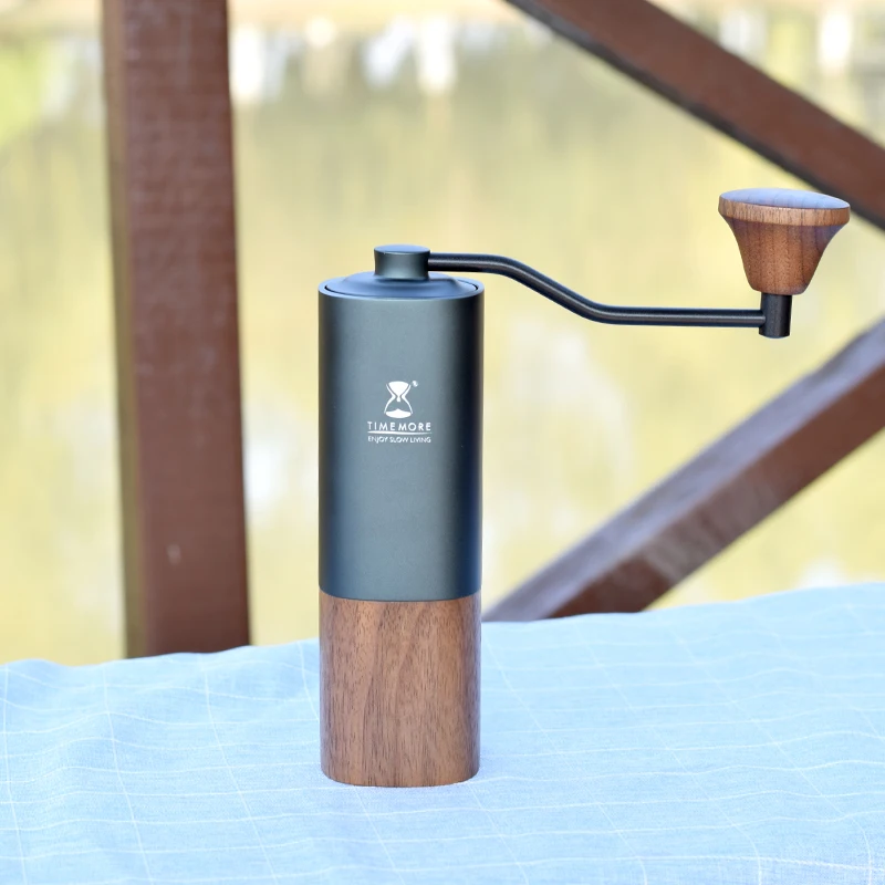 Ручная кофемолка Timemore портативный конический измельчитель для кофе каштанового