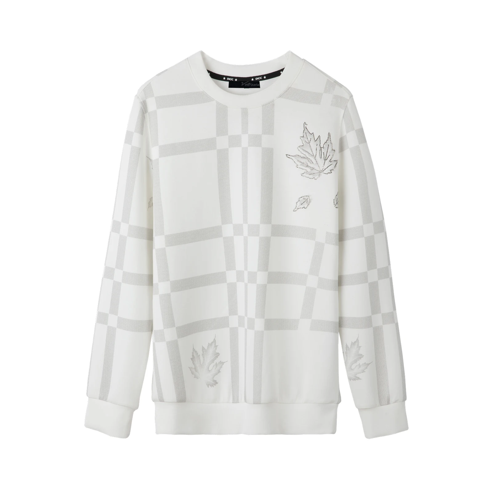 

Votsein 2021 New Men's Modern Maple Leaf Printing Sweatshirts Long Sleeve Leisure Business Pullovers