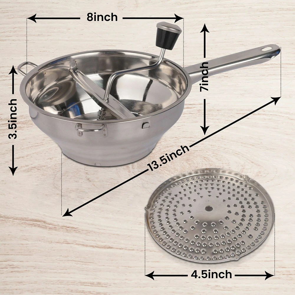 

Potato Masher Stainless Steel Vegetable Fruits Puree Pressing Tool Pumpkin Grinder Food Mashing Kitchen Accessories