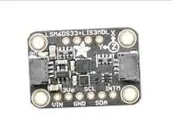 

4485 LSM6DS33 + LIS3MDL - 9 DoF /G