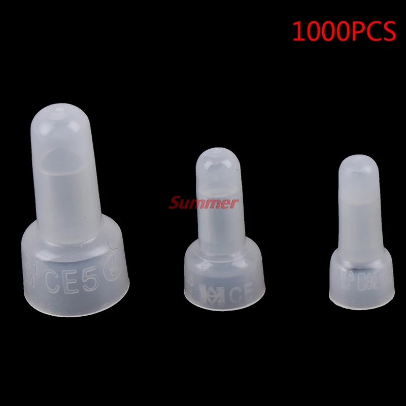 Практичный 1000 шт. CE1X CE2X CE5XClosed End соединители проводов обжимной крышка клемм