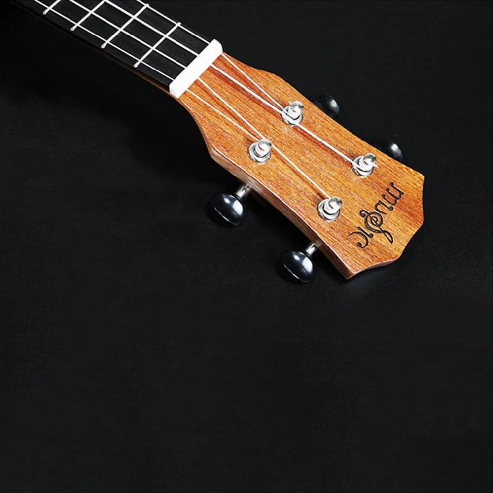

21/23 Inch Professional Sapele Dolphin Pattern Ukelele Guitar Mahogany Neck Delicate Tuning Peg 4 Strings Wood Ukulele Gift NEW