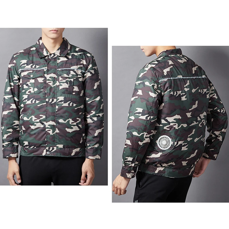 Летний охлаждающий вентилятор одежда USB охлаждения пальто куртка для похода в