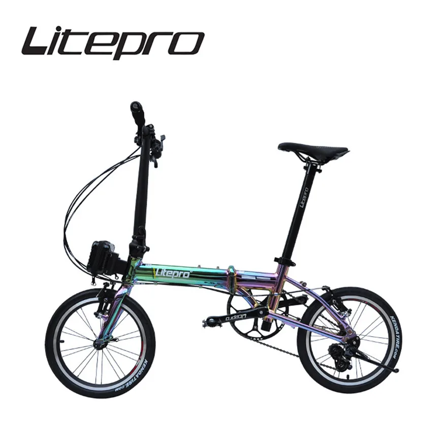 Litepro складной L3 14/16 дюймов внешний 3 5-скоростной велосипед Алюминиевый сплав мини