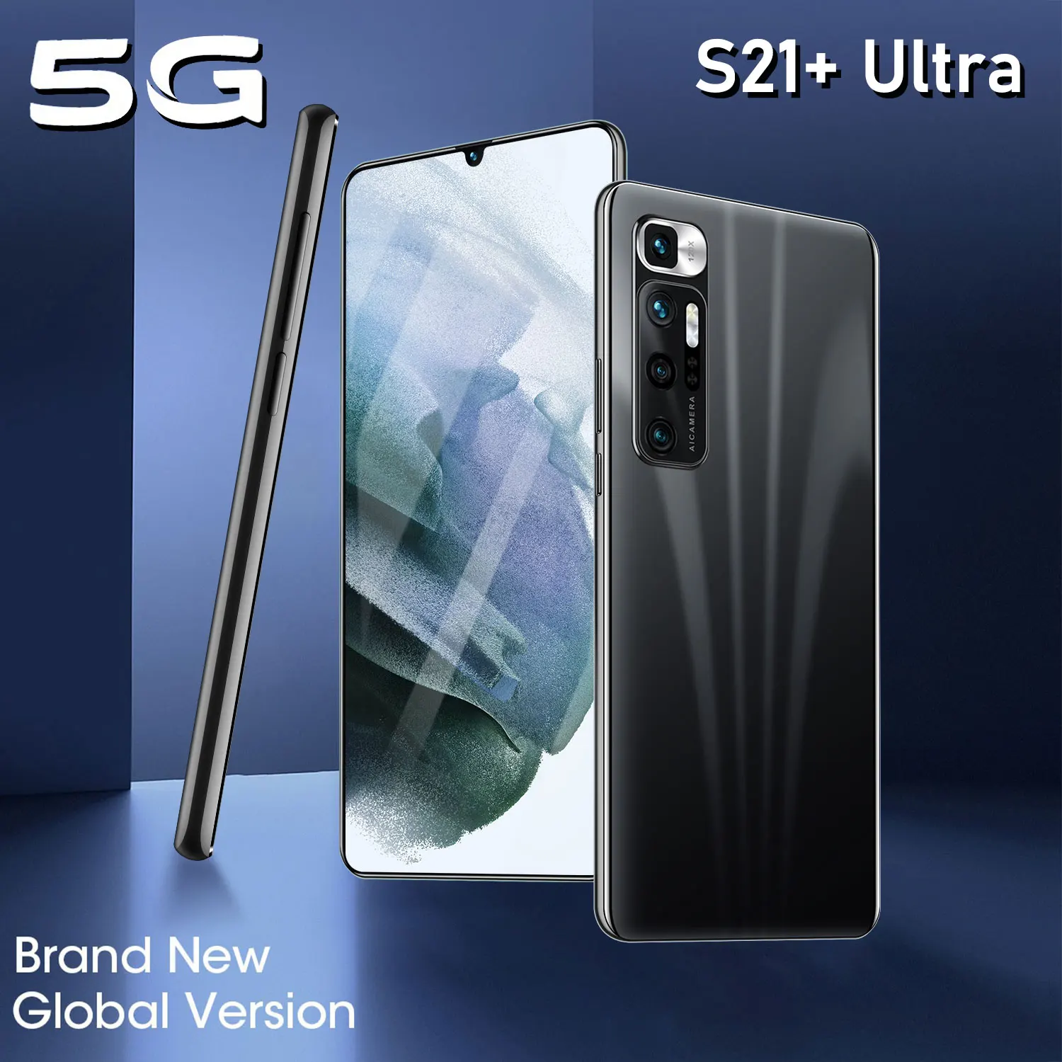 

6.26 inch HD 5G Smartphone Galay S21+ Ultra 12GB+512GB Android Mobile Phones 24MP+48MP Dual SIM Telephone Global Version 5600mAh