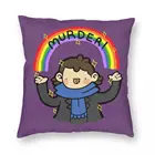 Чехол Подушка убийца из полиэстера и льна, бархатная креативная Декоративная Подушка на молнии, чехол для дивана, подушки для сидения