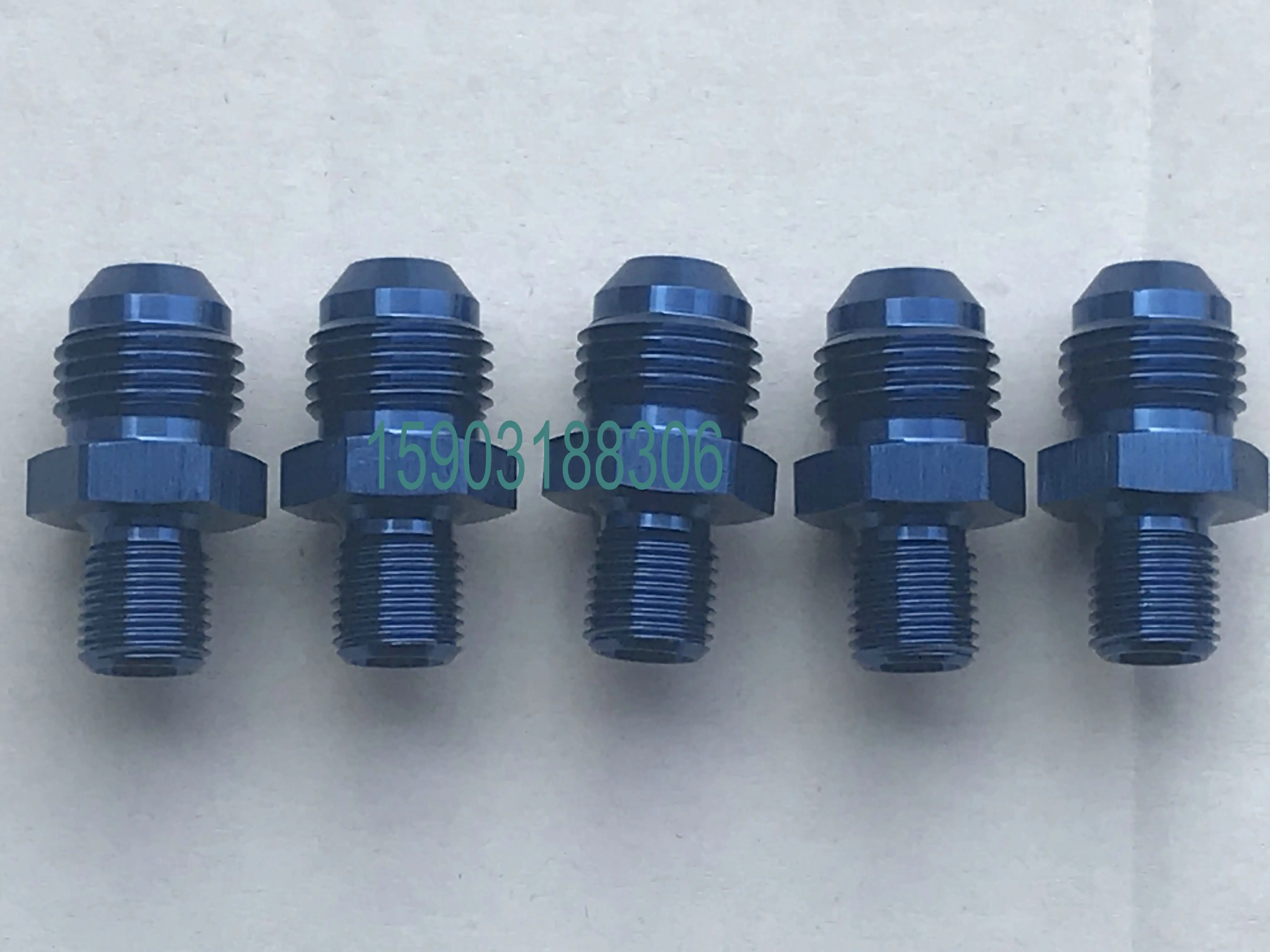 Оригинальный прямой Алюминиевый штекер AN6 к M10 X 1 5 NPT адаптер | Автомобили и