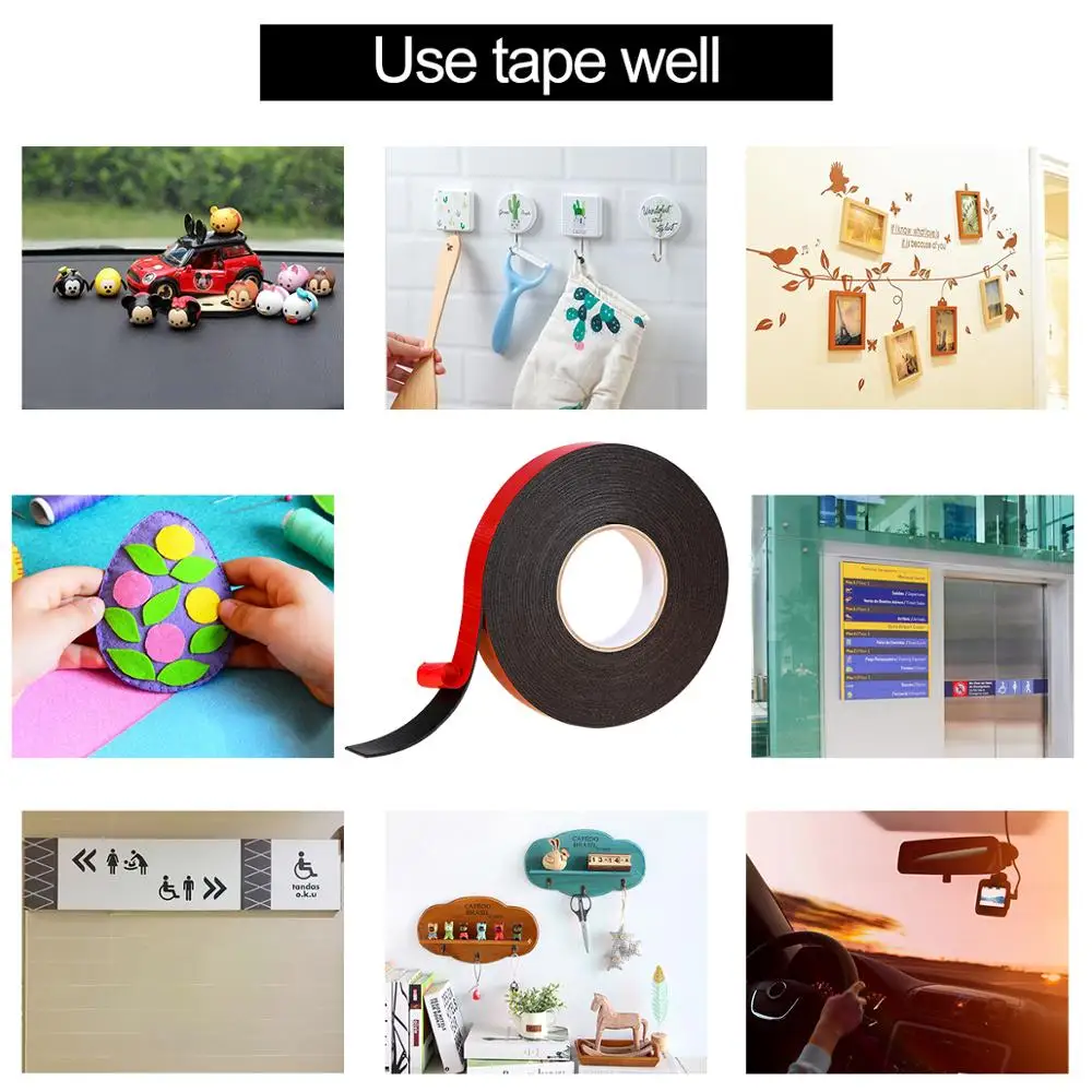 Клейкая губчатая лента Двухсторонняя клейкая наклейка для телефона панель