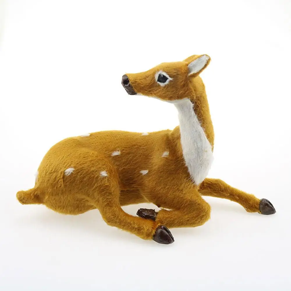 

2Pcs/Pack Simulation Couple Deer Christmas Creative Cute Lovers Gift Home Decor