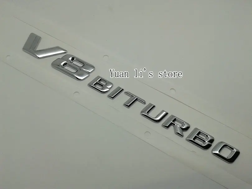 1 Автомобильная эмблема оригинальная V8 biturbo для E63 ML63 CLS63 GL63 V6 BITURBO автомобильная