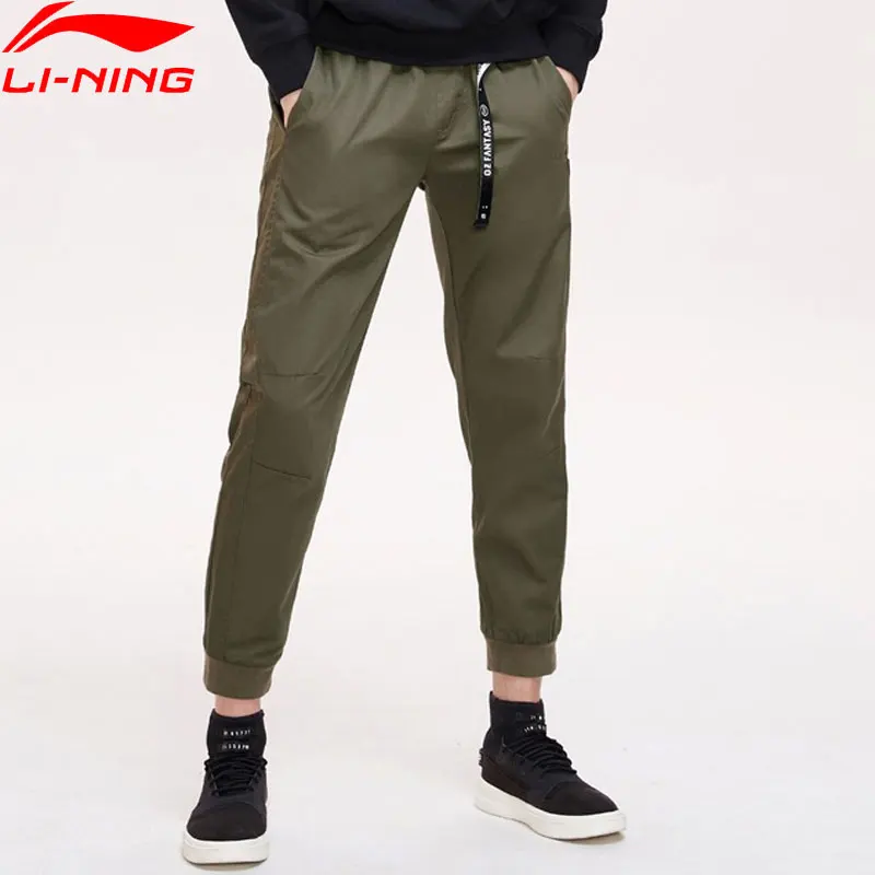 (Break Code) мужские баскетбольные штаны Li Ning BAD FIVE для отдыха 100% хлопок удобные