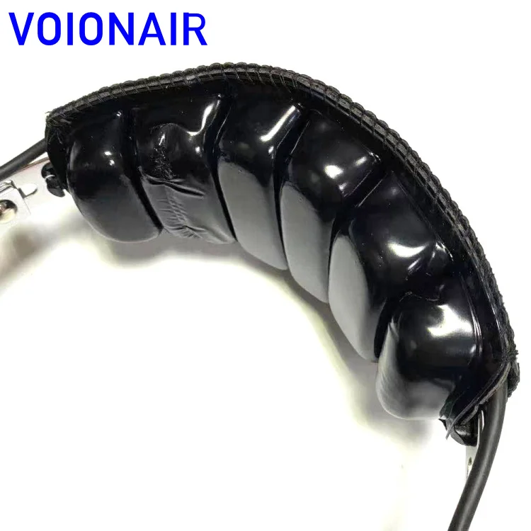 Фото Авиационная гарнитура VOIONAIR для пилотов с микрофоном с шумоподавлением, двойной разъем GA, мягкие амбушюры, гарнитура PNR №4