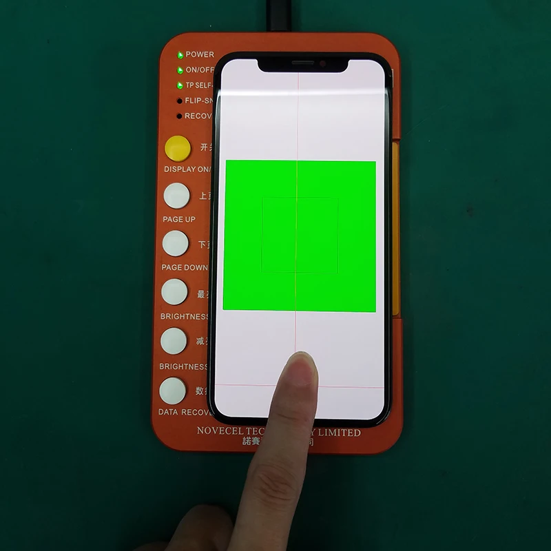 ЖК-тестер для iphone от iphone 6S до Xsmax 11 Pro MAX 3D сенсорный экран дигитайзер дисплей тестирование Регулировка цвета светильник инструмент для ремонта