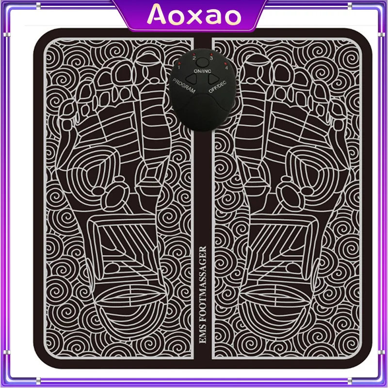 

Electric Intelligent EMS Foot Massage Pulse Acupuncture USB Charging Improve Blood Circulation Relieve Pain Health Care