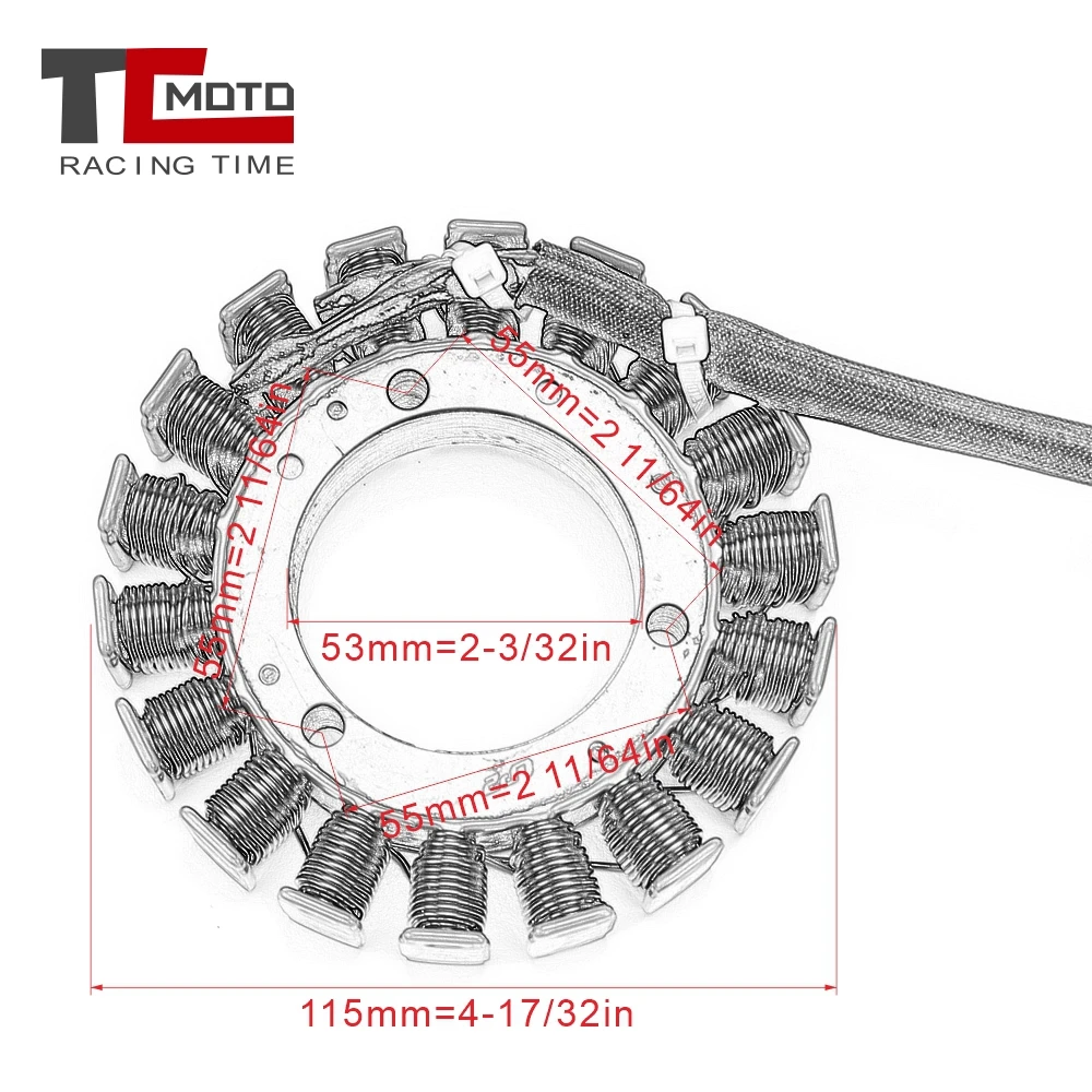 32101-10F12 Катушка статора генератора для Suzuki Boulevard C90 C90T VL 1500 VL1500 2005-2009 OEM: 32101-10F10 32101-10F11 (art.: 3920ca6203761) - 3920ca6203761