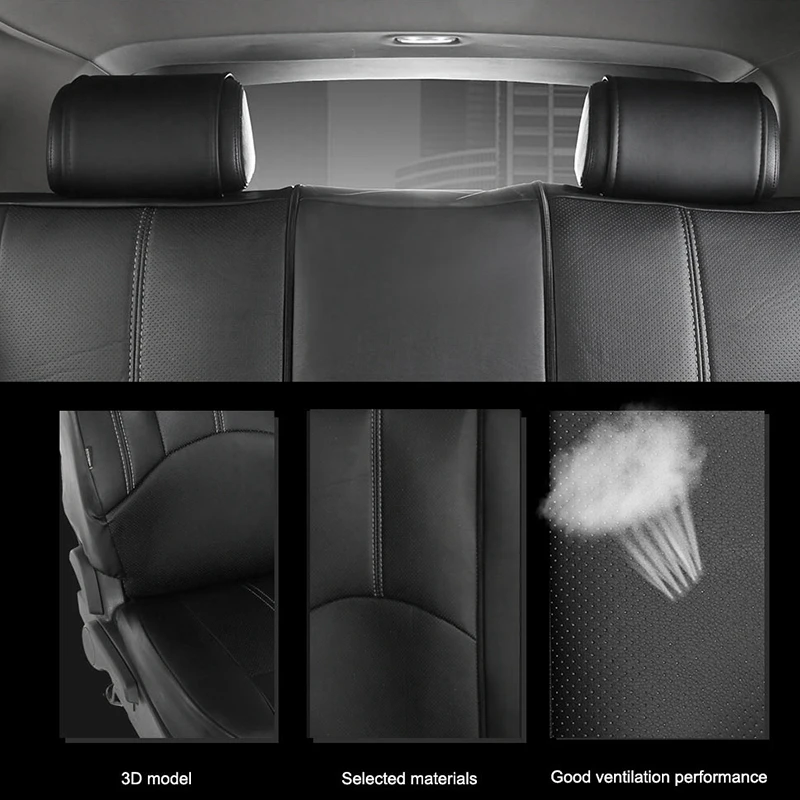 

9 Pcs Car Universal Leather Seat Cover Seat Cushion Seat Cover