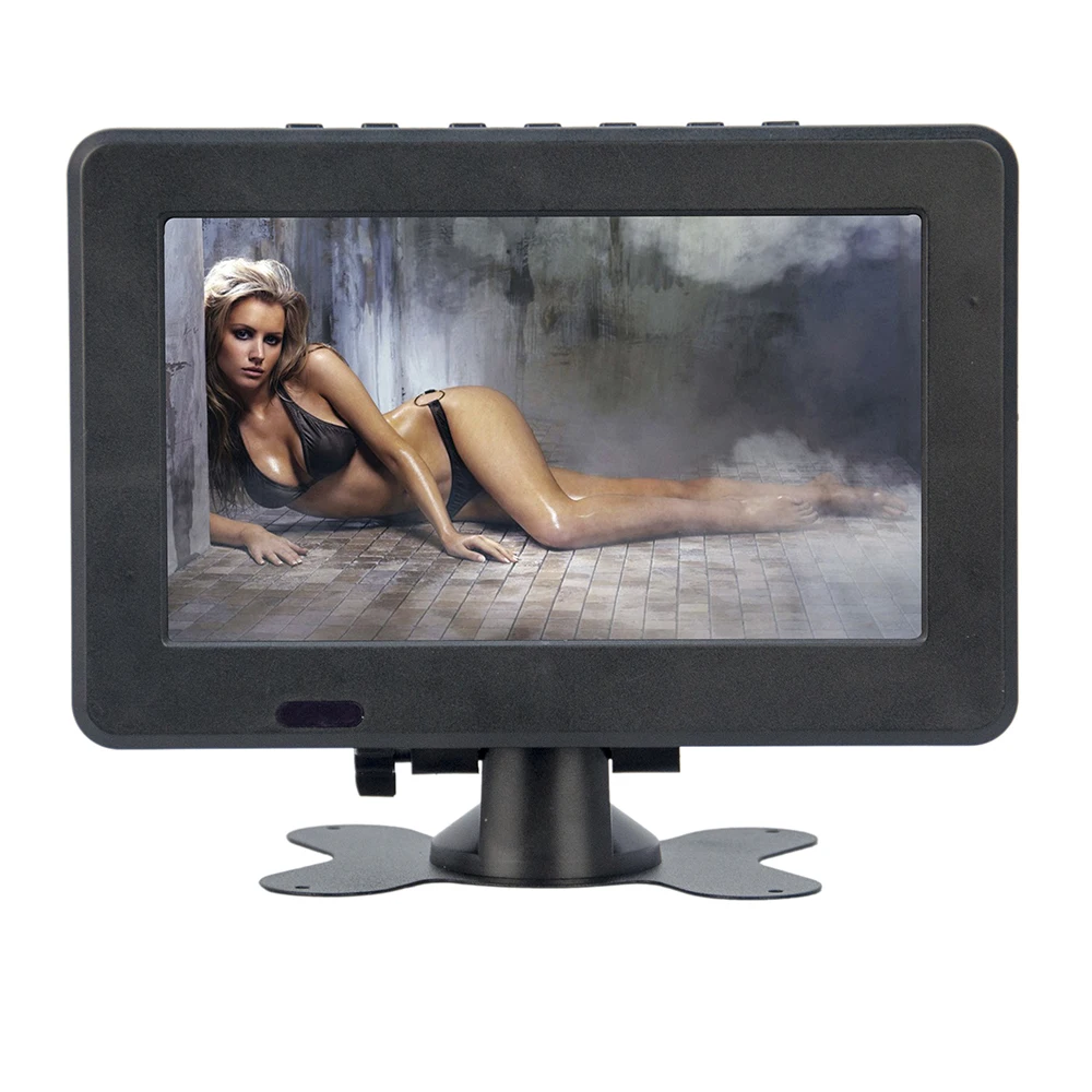 7-дюймовый автомобильный телевизор ATSC 16:9 HD цифровой аналоговый Портативный ТВ