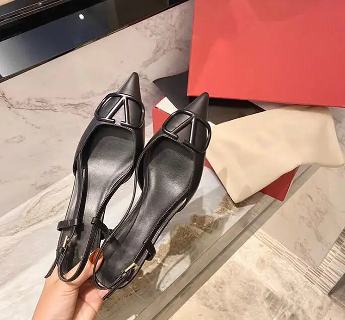 

Female Temperament V Character Sandal High Heels Summer Shoes Women Sandals Fashion Heels Sandals Pointed Wedding Shoes No Box