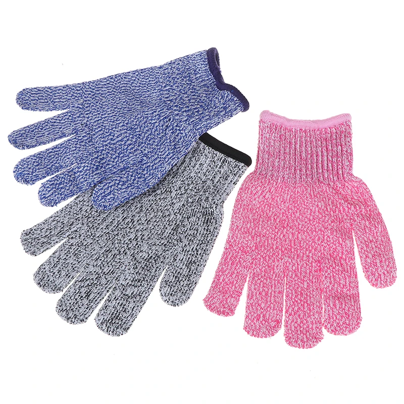 

1Pair Anti-cut Gloves 5 Cut resistant Safety Gloves HPPE Material Protective Glove For Children Kids Baby